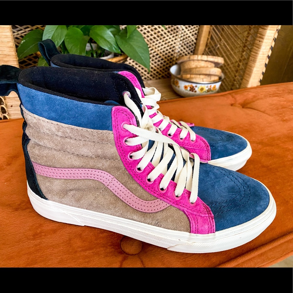 Vans Sk8-Hi Purple & Blue Size 9.5 womens scotchgard